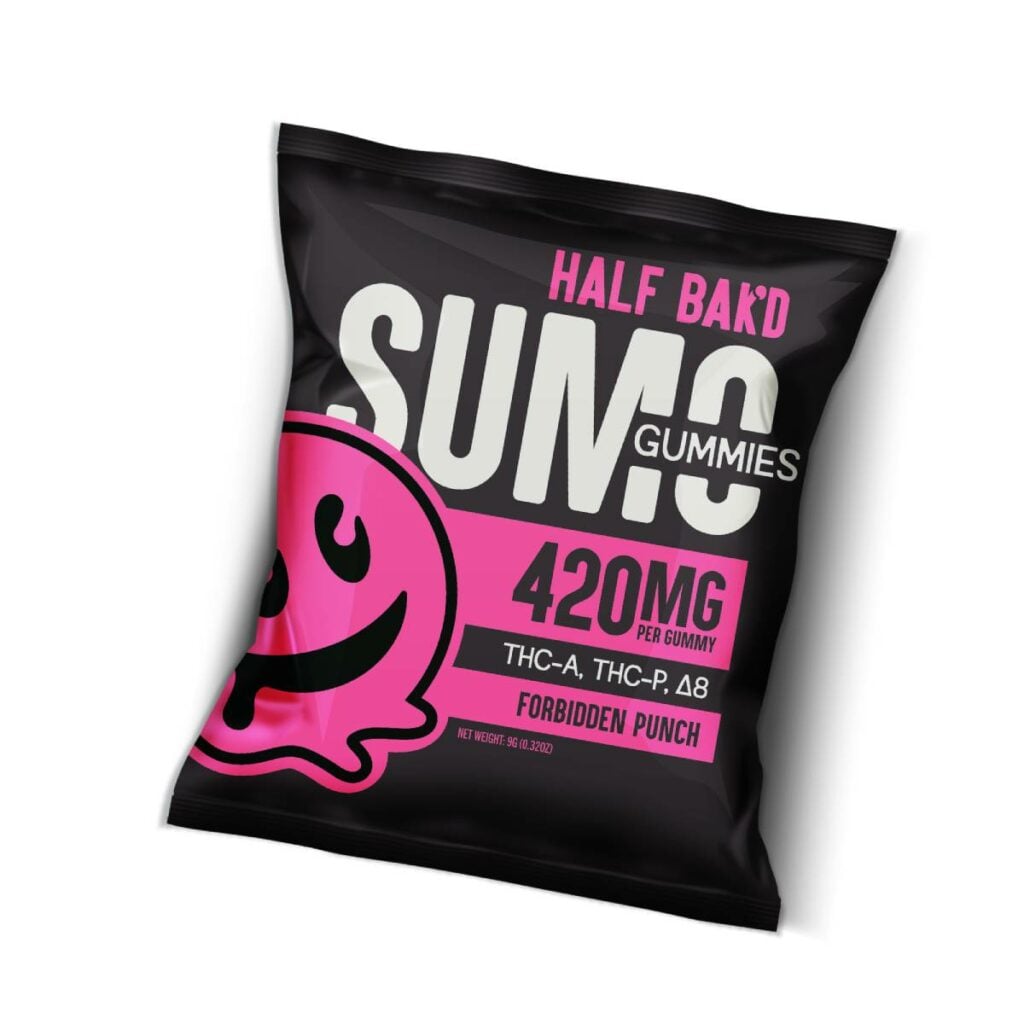 Half Bak’d Sumo Gummies 420mg 2pc Forbidden Punch