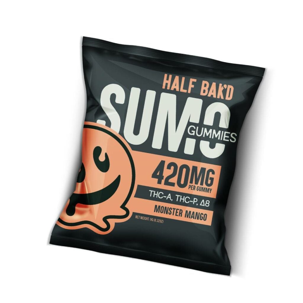 Half Bak’d Sumo Gummies 420mg 2pc Monster Mango