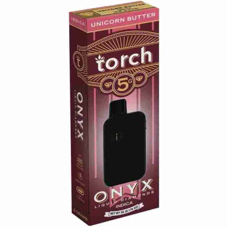 The Torch Onyx Liquid Diamonds THCa Disposable Vape 5g Unicorn Butter is a disposable vape with an unforgettable octane experience. With its innovative design and smooth functionality, this torch octane brings the heat for an explosive vaping.