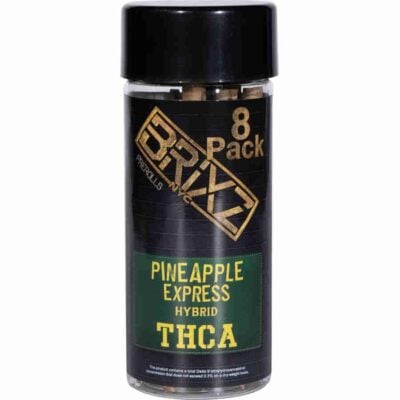 BRIXZ THCa 8-Pack Pre-Rolls 6g Pineapple Express