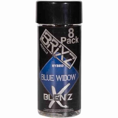 BRIXZ X Blenz 8-Pack Pre-Rolls 6g Blue Widow - Hybrid