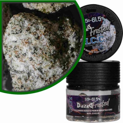 Dazed Frosted THCa Indoor Flower 3.5g I.C.C. - Indica