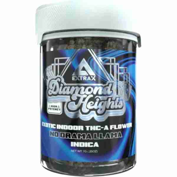 Delta Extrax Diamond Heights Exotic THCA Flower Jars 7g no drama Llama.
