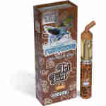 Product display of "Flying Horse Thai High Blend Jet Fuel Sativa" THC vape disposable with packaging, 6g concentration.