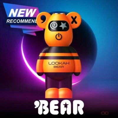 lookah bear 510 vape hardware orange