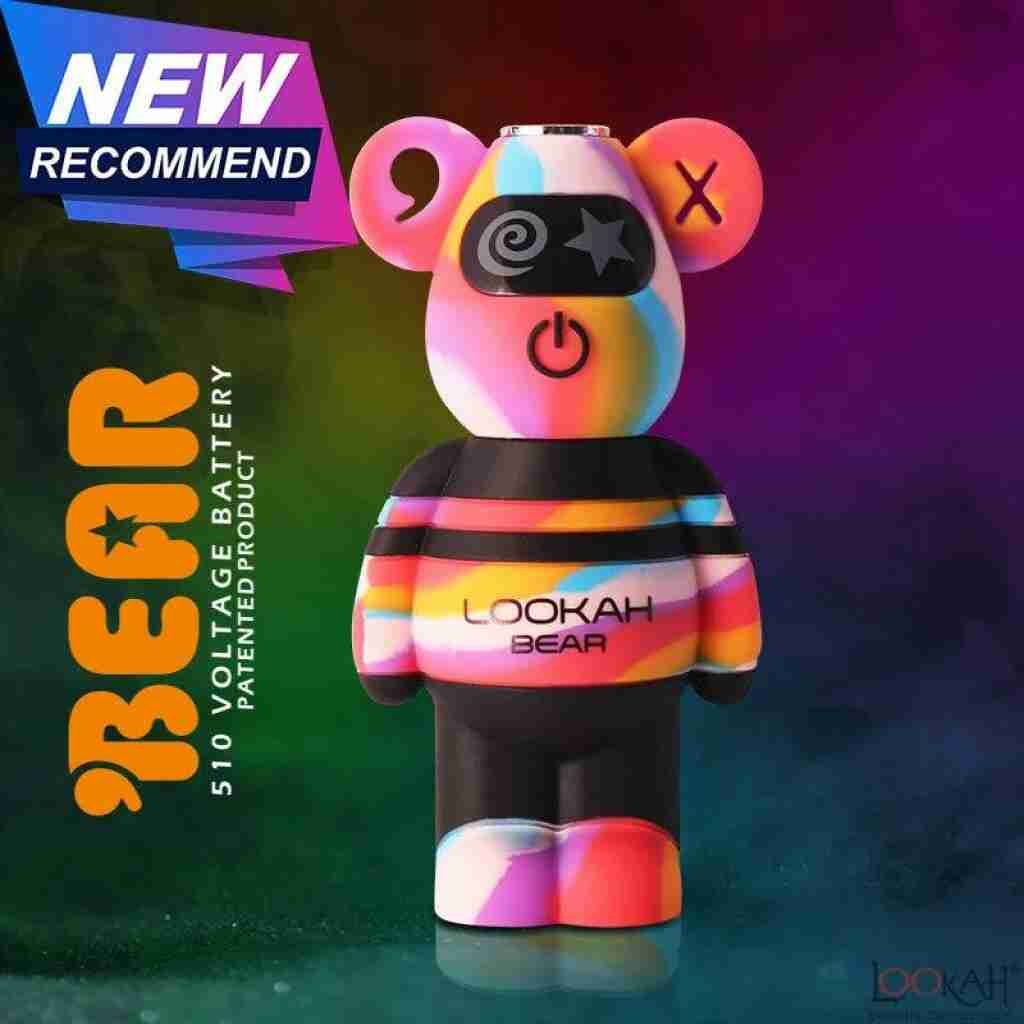 lookah bear 510 vape hardware rainbow