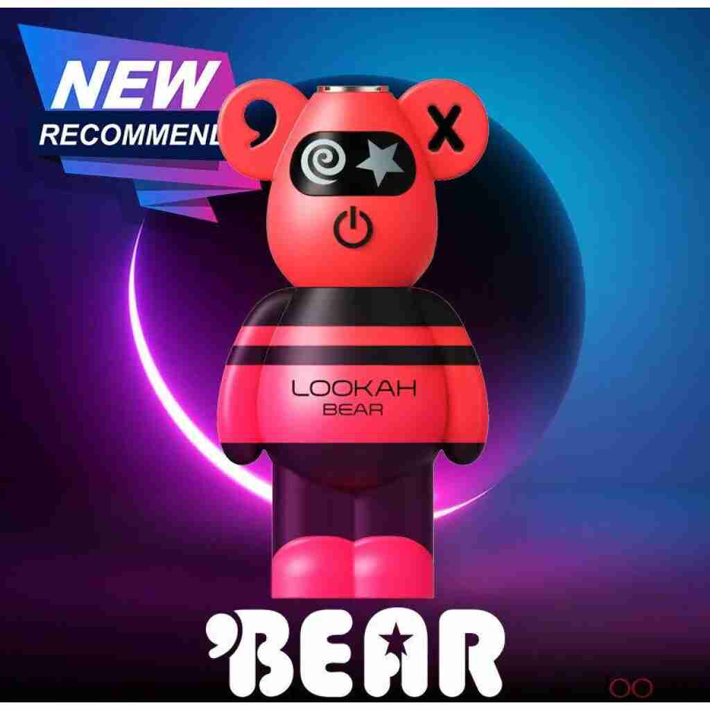 lookah bear 510 vape hardware red