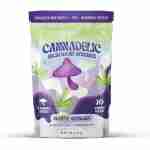 purple cannadelic microdose gummies 5000mg 10pc white gummy