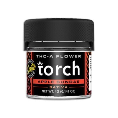 torch premium thca flower jar 4g apple sundae