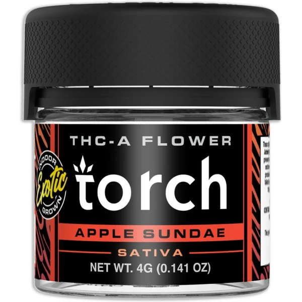 torch premium thca flower jar 4g apple sundae