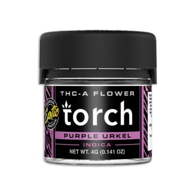 torch premium thca flower jar 4g purple urkel.