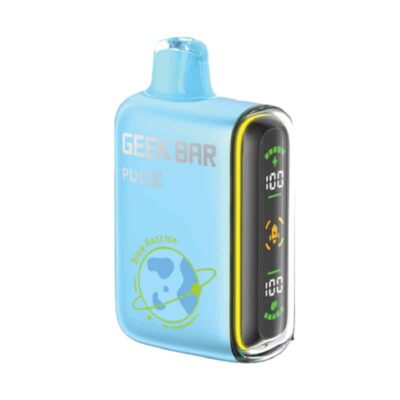 geek bar pulse 12k nicotine vape blue razz ice