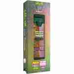 Packaging of Hidden Hills & Friends Dual Device Disposables 2g, featuring peach fuzz n’ kush and pink berry fuzz flavors, displayed against a white background.