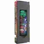 A green Hidden Hills & Friends Dual Device Disposables 2g displayed inside an open, book-shaped box with colorful designs and illustrations on its cover, inspired by Hidden Hills.