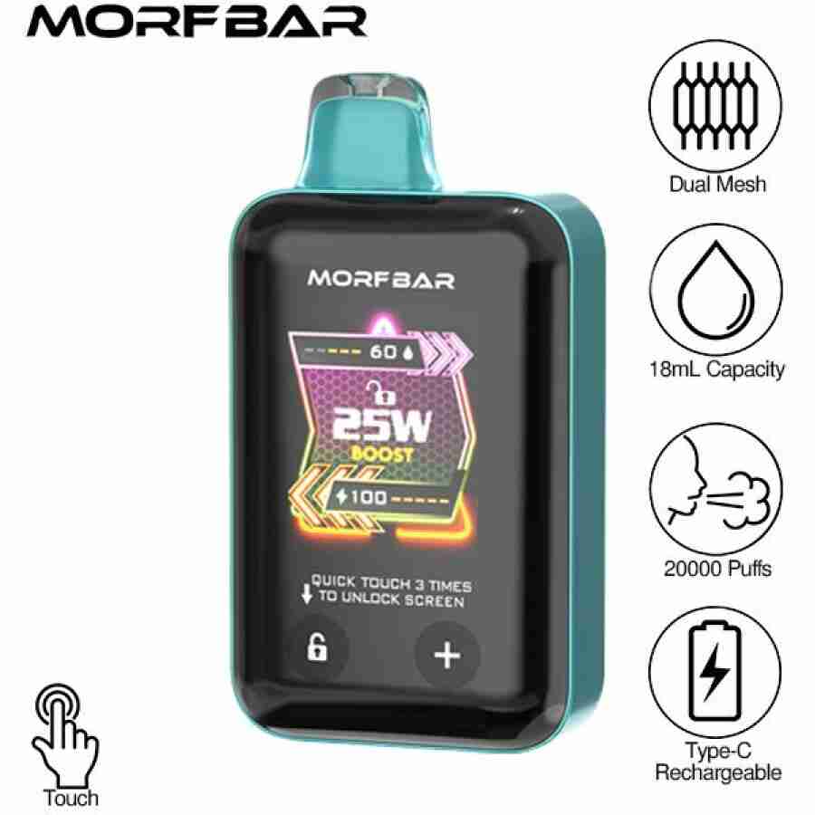 MORF Bar Touch 20k Disposable Nicotine Vapes 18mL