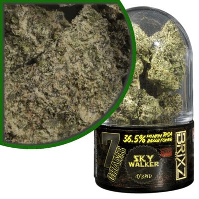 BRIXZ THCa Premium Indoor Flower 7g BRIXZ NYC THCa Premium Indoor Cannabis Flower 7g Skywalker