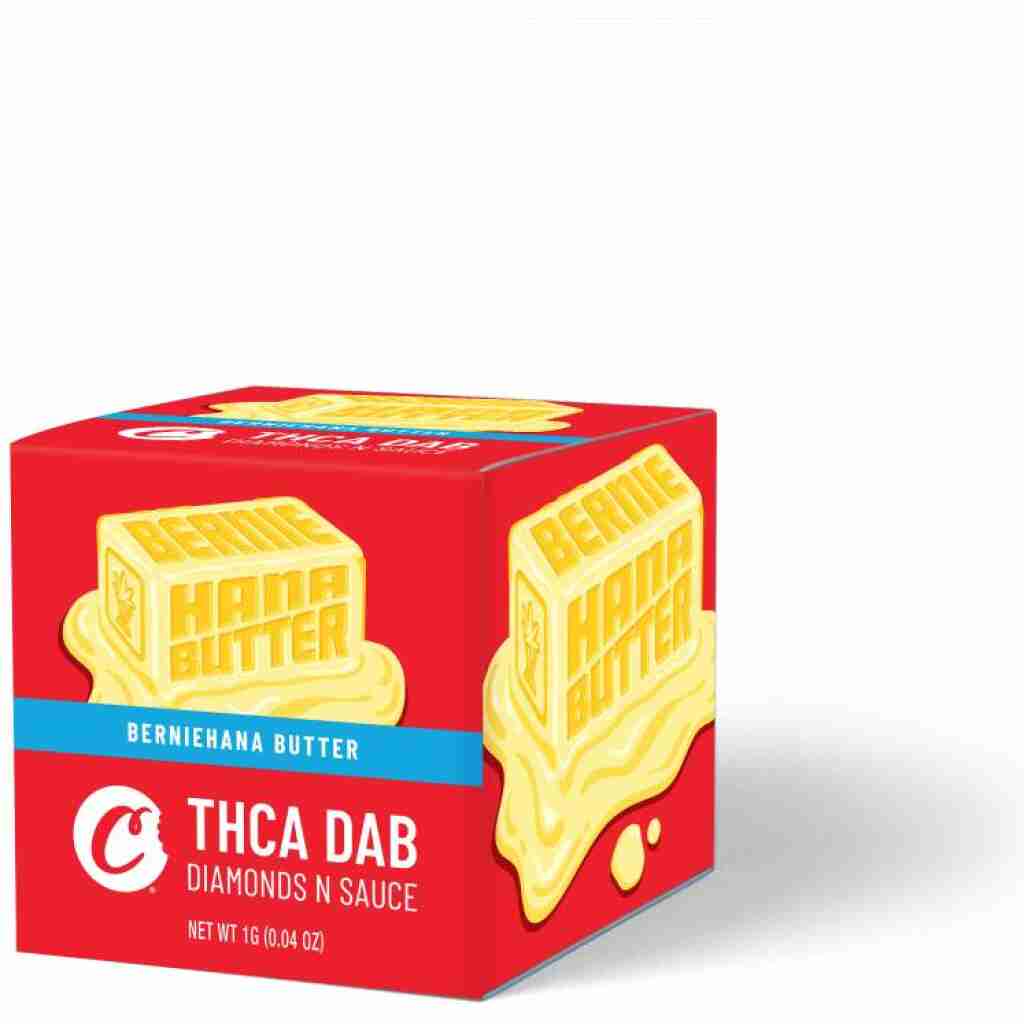 cookies thca dab diamond sauce concentrate 1g berniehana butter
