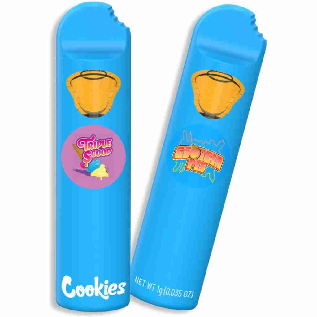 Cookies THCa Vape Dual Chamber Disposable Vape 2g Triple Scoop & Georgia Pie