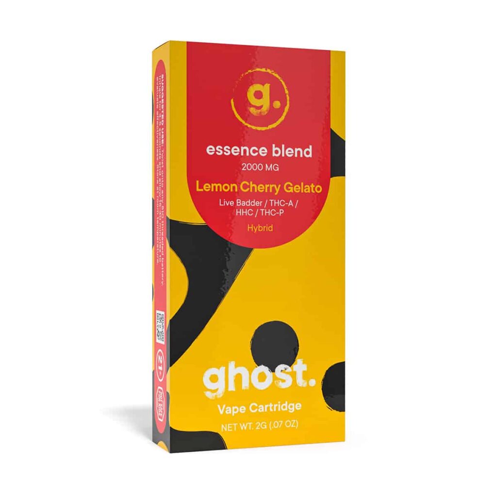 ghost essence blend cartridges 2g lemon cherry gelato
