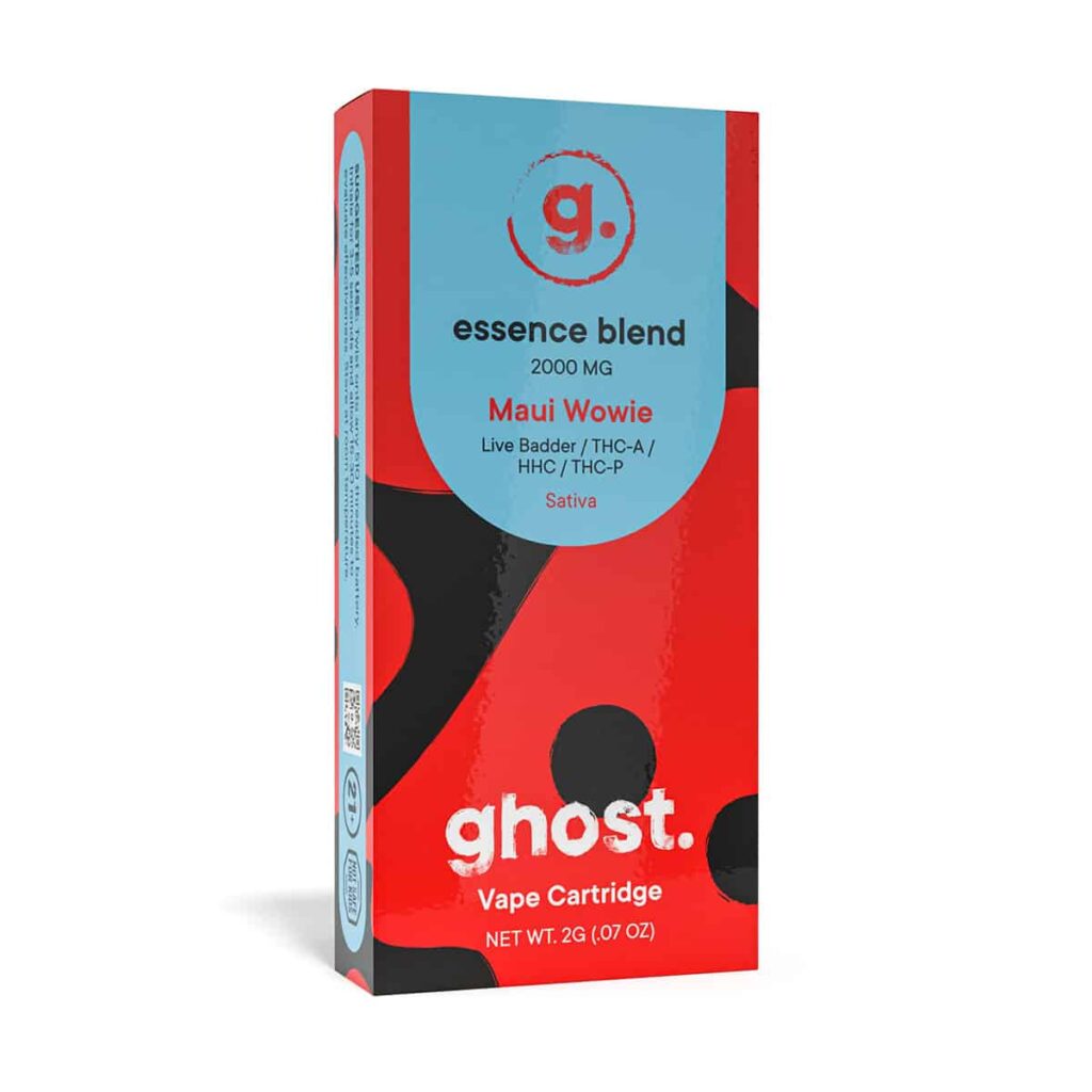 Ghost Essence Blend THCa Cartridges 2g Maui Wowie