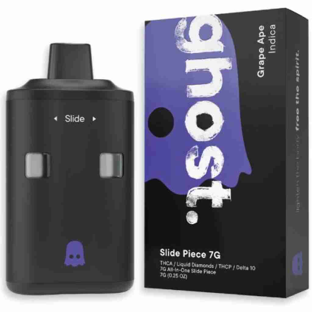 Ghost All-In-One Slide Piece THCa Disposable Vape 7g Grape Ape
