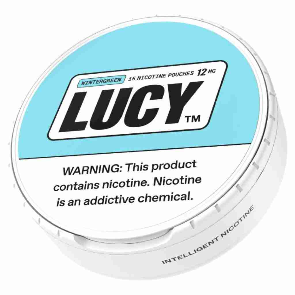 lucy nicotine pouches 12mg 15pc wintergreen