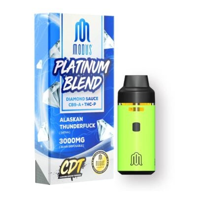 modus platinum blend disposables 3g Alaskan Thunderfuck