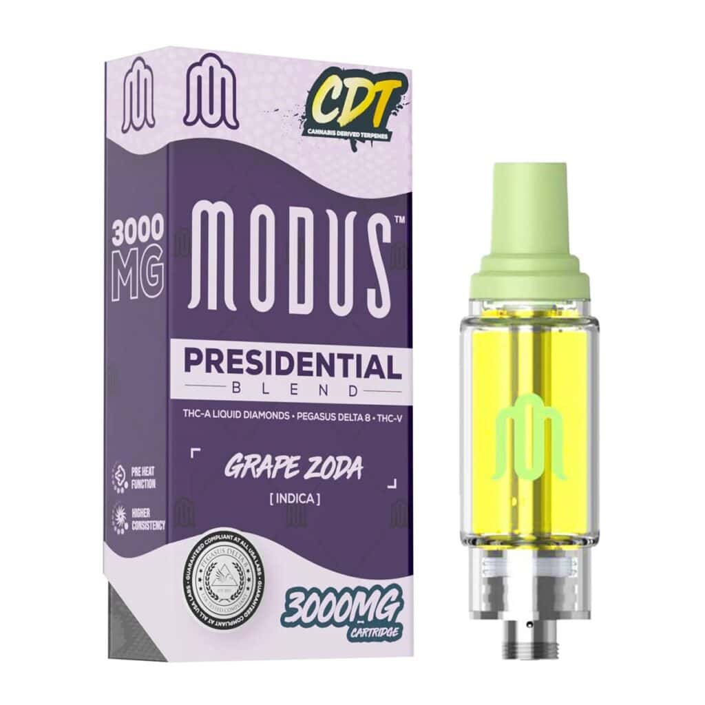 modus presidential blend cartridges 2g Grape Zoda