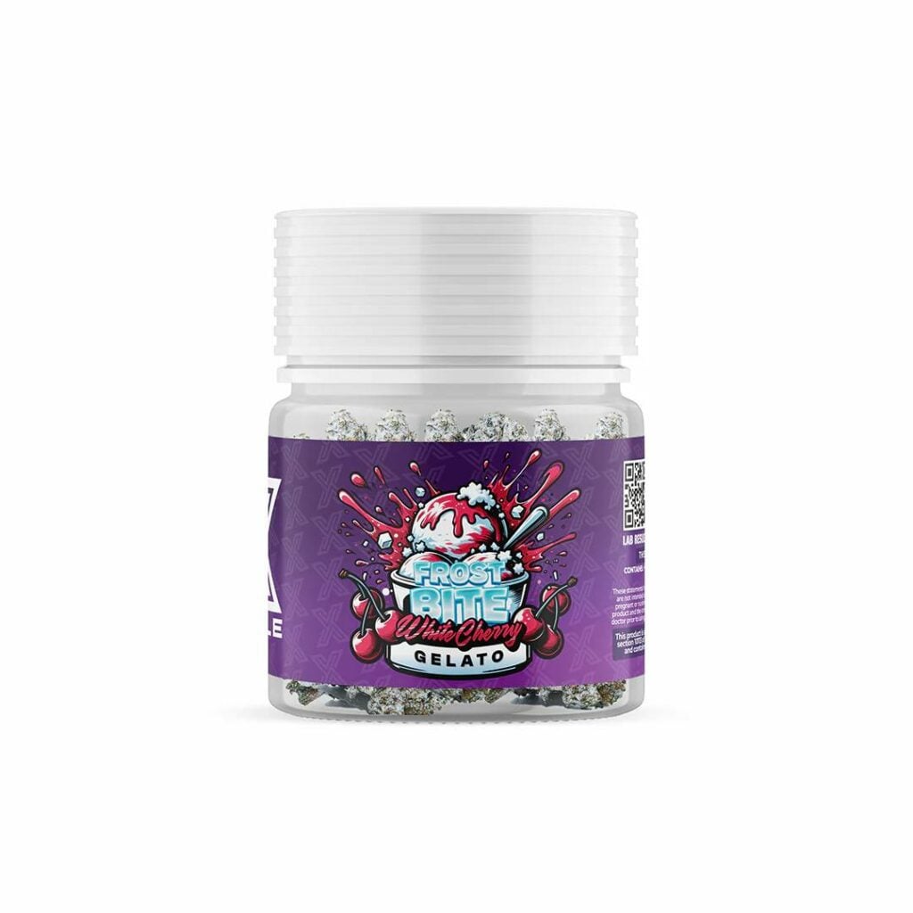Xhale Frost Bite Snow Cap THCa Flower 3.5g White Cherry Gelato