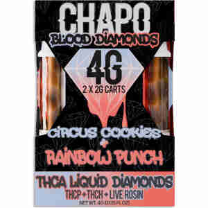 Chapo Blood Diamonds THCA Cartridge 2 x 2g