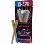 chapo blood diamonds thca prerolls 2x1.5g afghan kush pluto premier