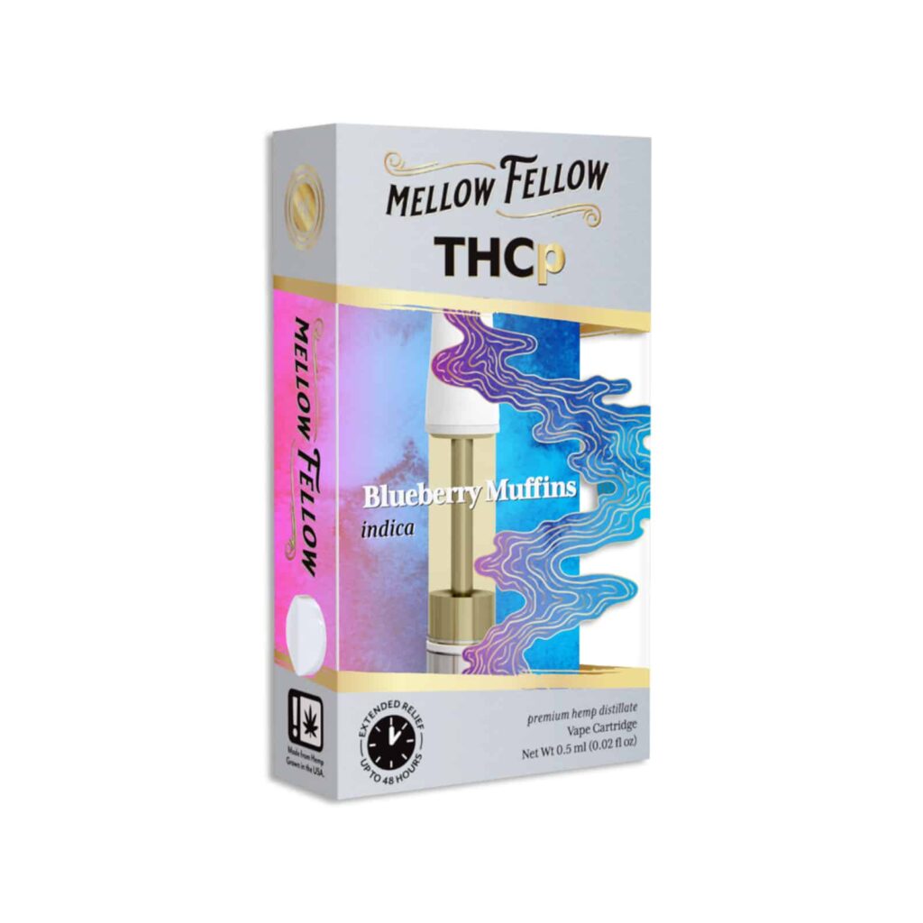 Mellow Fellow THCP Cartridge 0.5gBlueberry Muffins