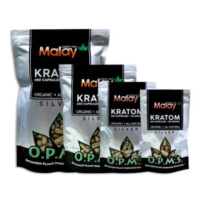 opms silver malay kratom capsules