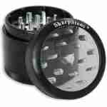 sharpstone grinder clear top 55mm 4pc black
