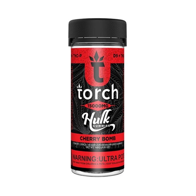 Torch Hulk Gummies 15000mg 20pc Cherry Bomb