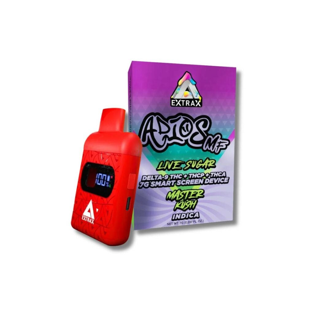 Delta Extrax Adios MF Blend THCa Disposable 7g Master Kush