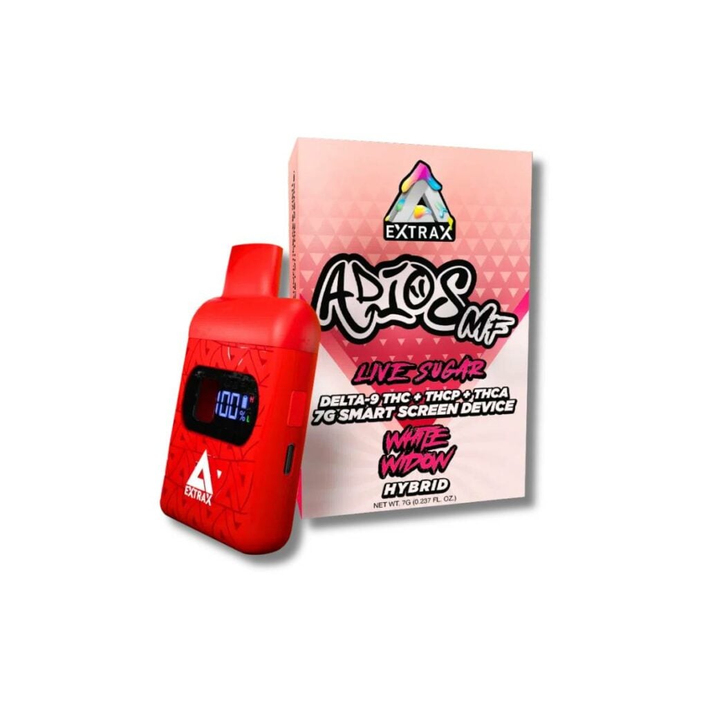 Delta Extrax Adios MF Blend THCa Disposable 7g White Widow