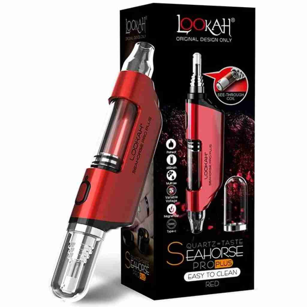 lookah seahorse pro plus dab pen battery red