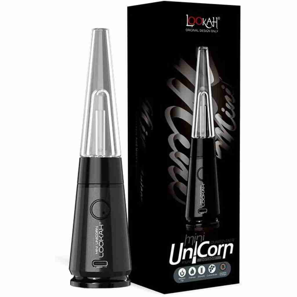 lookah unicorn mini electric dab rigs black