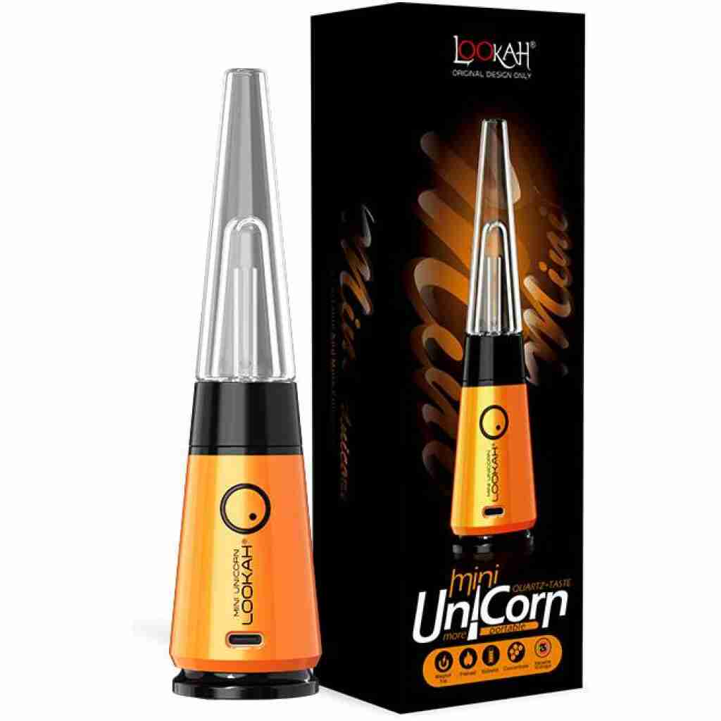 Lookah Unicorn Mini Electric Dab Rig Orange