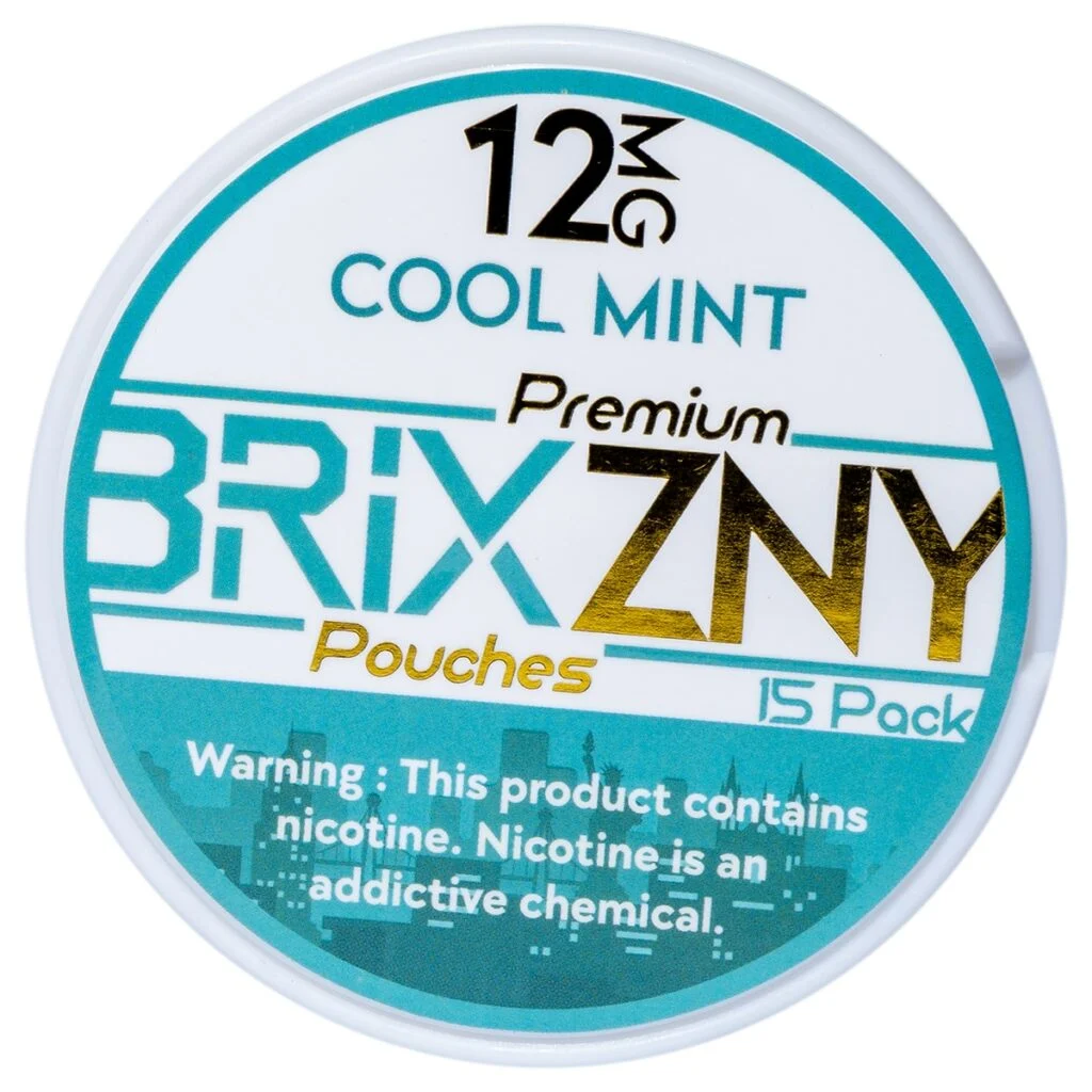 BRIXZNY Nicotine Pouches 12mg - Cool Mint