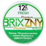 BRIXZNY Nicotine Pouches 12mg - Fresh