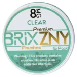 BRIXZNY Nicotine Pouches 8mg - Clear