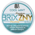 BRIXZNY Nicotine Pouches 8mg - Cool Mint