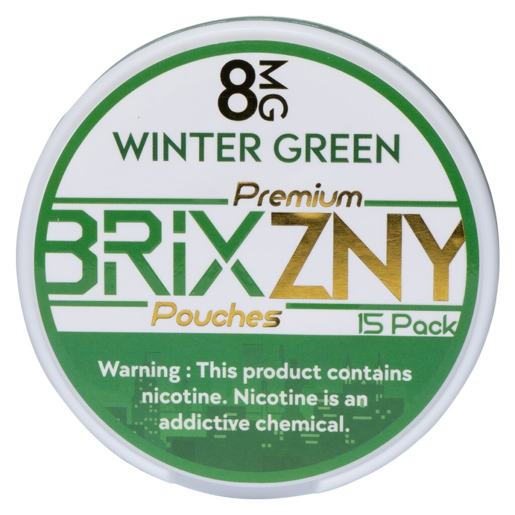 BRIXZNY Nicotine Pouches 8mg - Winter Green