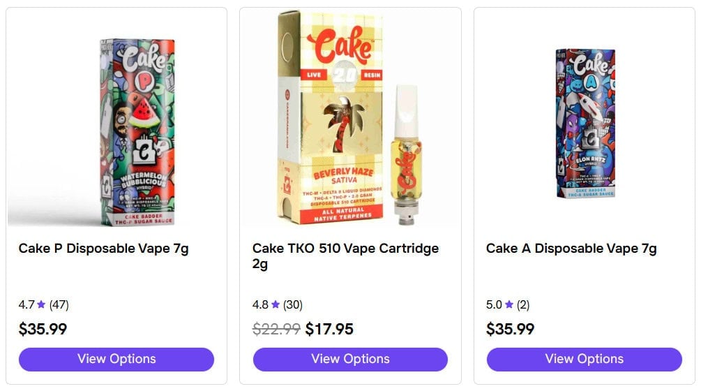 Cake disposable vape for sale online