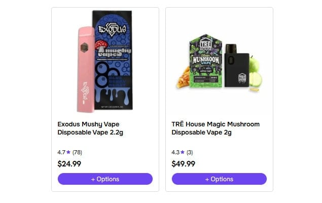 Mushroom Disposable Vapes on Sale