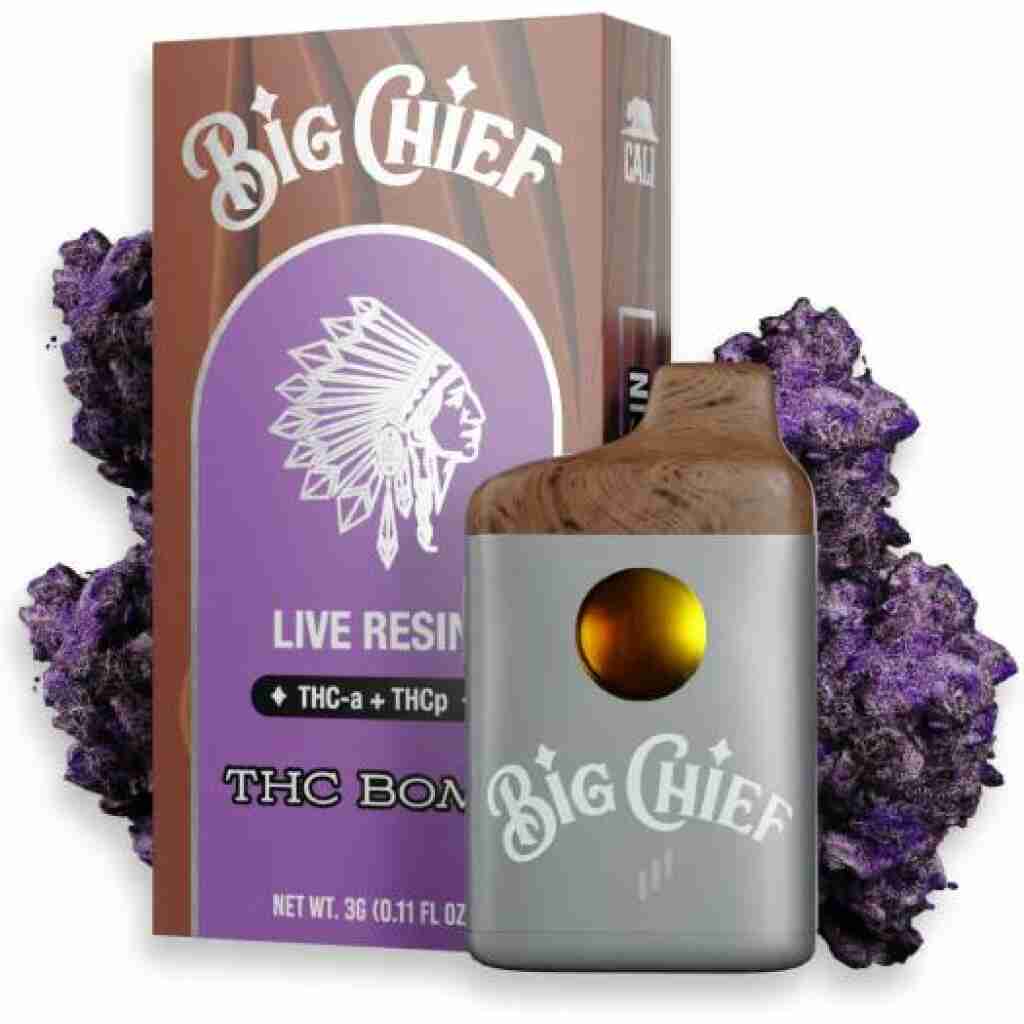 Big Chief THCa THCP Live Resin Disposable 3g THC Bomb