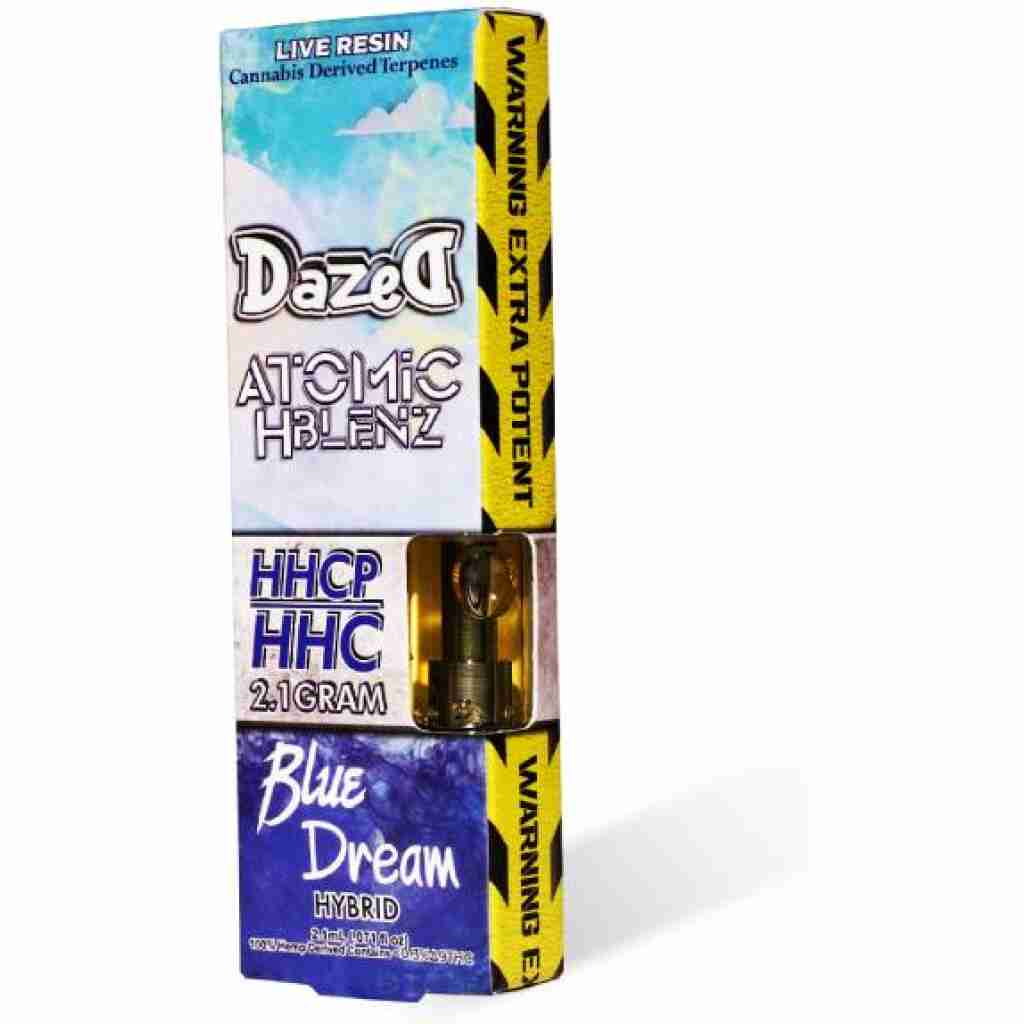 Dazed Atomic H Blenz HHC HHCP Vape Cartridge 2.1g