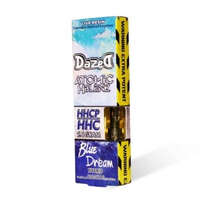 Dazed Atomic H Blenz HHC HHCP Vape Cartridge 2.1g